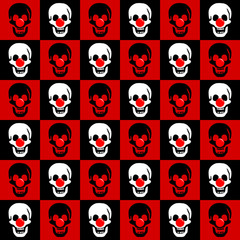 kachen totenkopf mit roter nase II