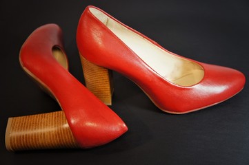 red womens shoes