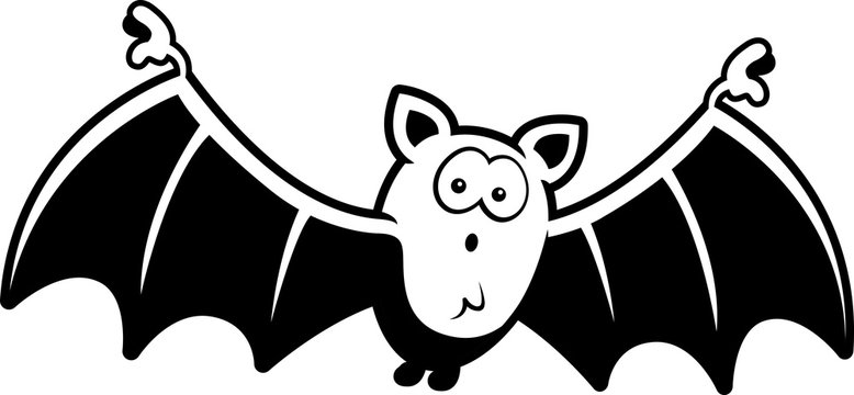 recommend clip art: Cartoon Bat Surprised