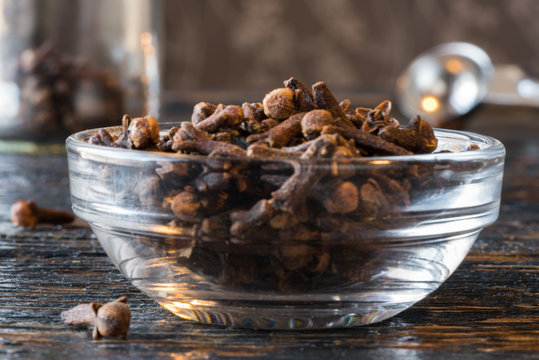 Whole Cloves in an Ingredient Bowl