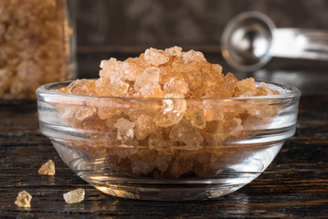 Edible Gum Crystals in an Ingredient Bowl