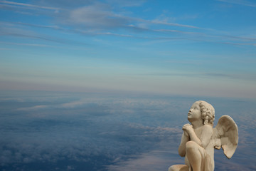 prière de l'ange au ciel