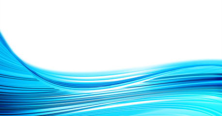 Blue Waves Background Illustration