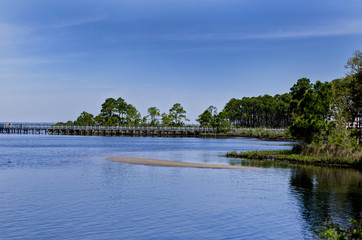 Pier Out Over the Bay