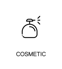 Cosmetic flat icon