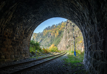 View from the tunnel