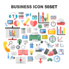 Business Multiple Effect Icon Set