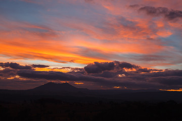 Landscape morning sunrise at Thung Salang Luang National Park Ph