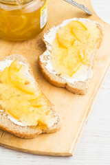  тосты с джемом