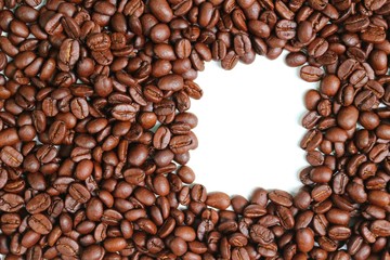 Roasted coffee background
