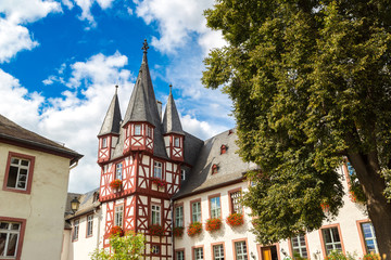 Old architecture of Rudesheim, Germany