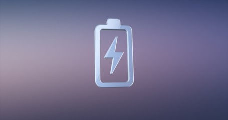 Charge Silver 3d Icon