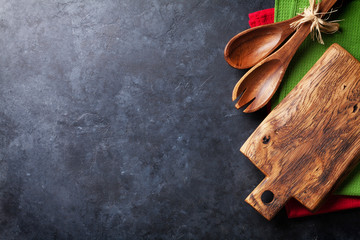 Old vintage kitchen utensils