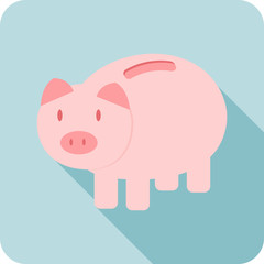 Piggy bank vector image