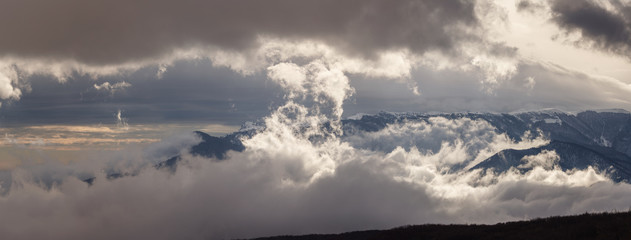Babugan Yayla in the clouds
