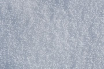 Texture of the snow