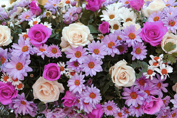 Beautiful bouquet flower for background