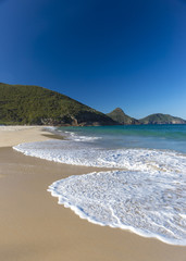 Beautiful beach in central coast australia