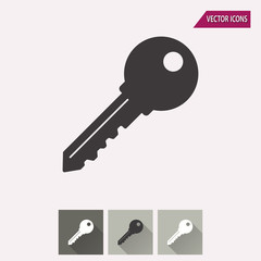 Key - vector icon.