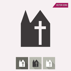 Obraz premium Church - vector icon.