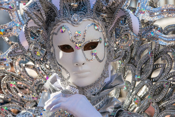 Traditional venice carnival mask