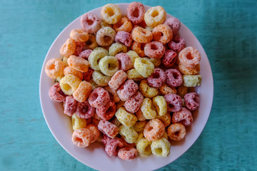 cereal time in the morning