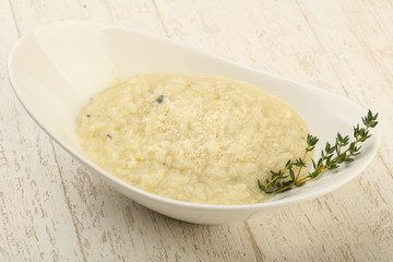 Risotto with blue cheese