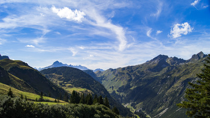 Alpenpanorama Lechquellengebirge