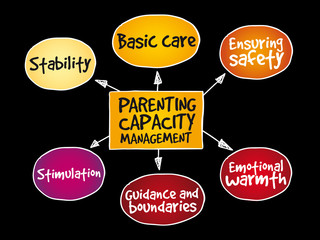 Parenting capacity management business strategy mind map