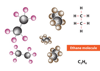 Ethane molecular structure