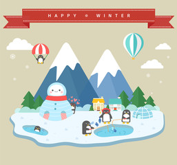 winter illustration