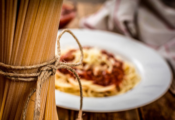 Italian spaghetti bolognese