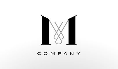 M Letter Logo Design. Creative M Letters Icon