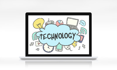 Technology Entertainment Social Network Graphic Concept