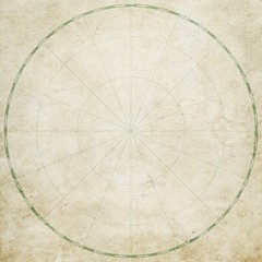 Old vintage map, blank