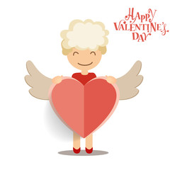 Valentines day background design. Vector illustration