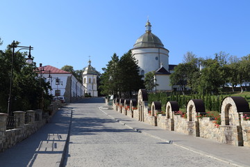 Monastery in the village Hoshiv. Ivano-Frankivsk region, Ukraine
