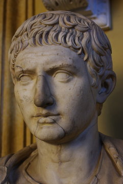 Roman portrait marble bust 