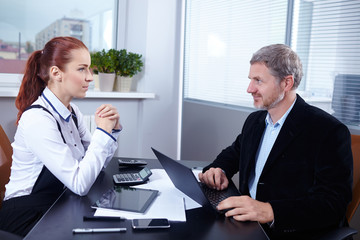 business people in the office