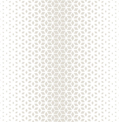 Fototapeta premium Abstract sacred geometry gray grid halftone cubes pattern