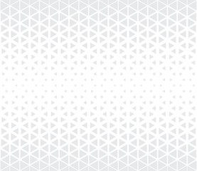 Fototapeta premium Abstract geometry hipster fashion gray pillow halftone triangle pattern