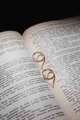 Wedding rings and the book