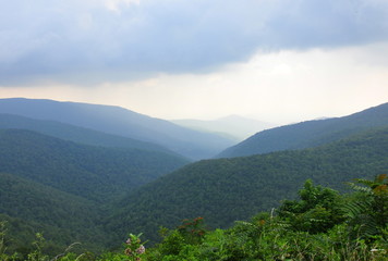 blue ridge mountains landscape, USA