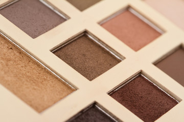 Fototapeta premium perspective view of vintage makeup kit