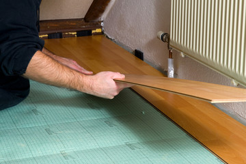 Laminat verlegen