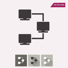Network - vector icon.