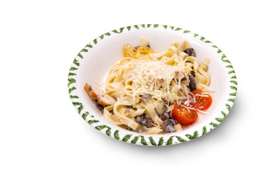 Pasta with mushrooms