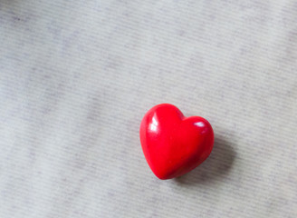 Fototapeta premium Valentines Day with red heart