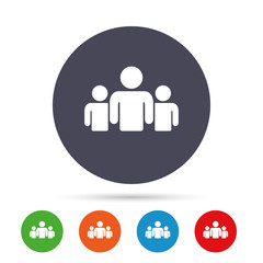 Group of people sign icon. Share symbol.