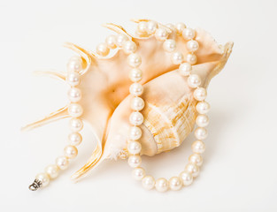 Natural pearl white beads